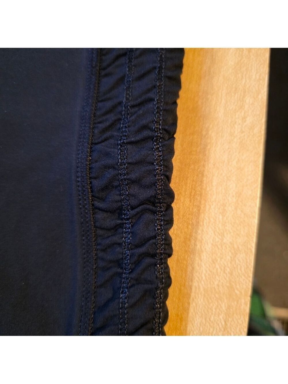 Lululemon Athletica Black Purple Cropped Pants Large #LEG10 - Picture 8 of 9